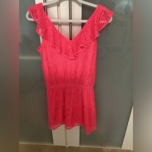 Lilly Pulitzer Alessa crab claw Pink Romper